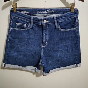 EUC UNIVERSAL THREAD HIGH RISE MIDI CUFFED SHORTS SIZE 8/29 WOMENS